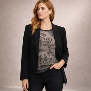 Vintage Blue USA Long Sleeve Top/NWOT/Free Gift